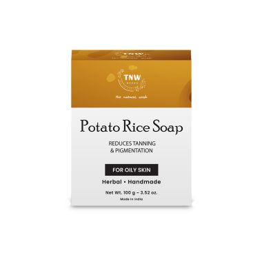 TNW - The Natural Wash: Handmade Potato Rice Soap For Oily Skin (Lightens Tanning & Pigmentation) -100g