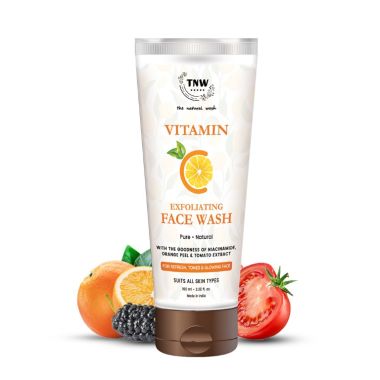 TNW - The Natural Wash: Vitamin C Exfoliating Face Wash For Refresh, Toned & Glowing Skin - 100ml