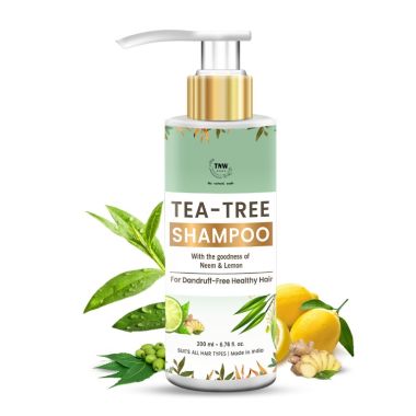 TNW - The Natural Wash: Tea Tree Shampoo For Dandruff-Free Healthy Hair - 200ml