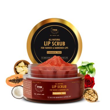 TNW - The Natural Wash: Lip Scrub For Tanned & Darkened Lips (Paraben Free)- 25gm