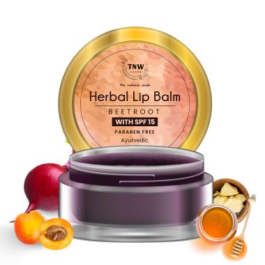 TNW - The Natural Wash: Beetroot Lip Balm - (Ayurvedic & Paraben-Free)- 5gm