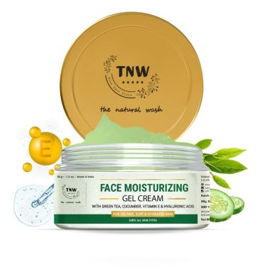TNW - The Natural Wash: Face Moisturizing Gel Cream For Oil Free, Soft & Hydrated Skin - 50gm