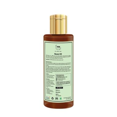TNW - The Natural Wash: Neem Oil - Cold Pressed Oil For Skin & Hair (Pure & Natural) - 100ml