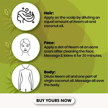 TNW - The Natural Wash: Neem Oil (Cold Pressed Oil For Skin & Hair) - 100ml