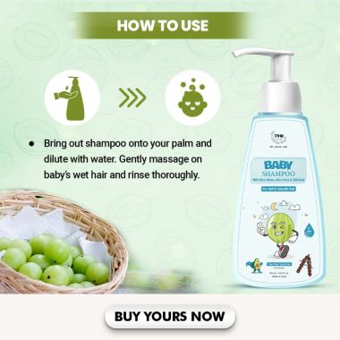 TNW - The Natural Wash: Baby Shampoo For Soft & Smooth Hair - 150ml