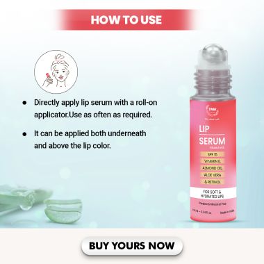 TNW - The Natural Wash: Lip Serum For Soft & Hydrated Lips - 10ml