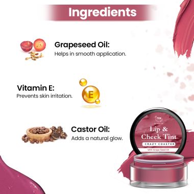 TNW - The Natural Wash: Lip & Cheek Tint - Crazy Coaster