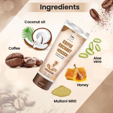 TNW - The Natural Wash: Coffee Coconut Scrub For Soft, Clear & Healthy Skin - 100gm