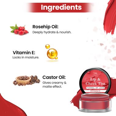 TNW - The Natural Wash: Lip & Cheek Tint - Tunnel Of Love