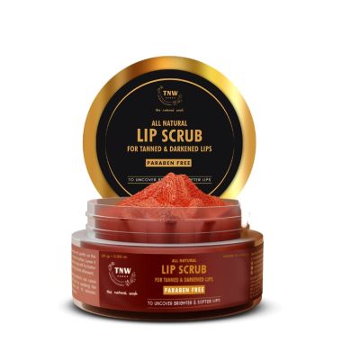 TNW - The Natural Wash: Lip Scrub For Tanned & Darkened Lips (Paraben Free)- 25gm