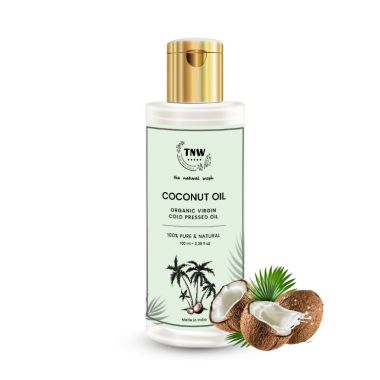 TNW - The Natural Wash: Pure Coconut Oil - Cold Pressed Oil For Skin & Hair -100ml