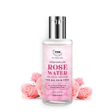 TNW - The Natural Wash: Distilled Pure Rose Water (Free From Artificial Fragrance & Alcohol) - 100ml