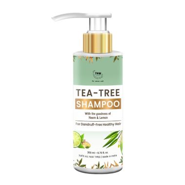 TNW - The Natural Wash: Tea Tree Shampoo For Dandruff-Free Healthy Hair - 200ml
