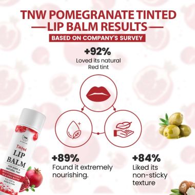 TNW - The Natural Wash: Pomegranate Tinted Lip Balm - 6gm