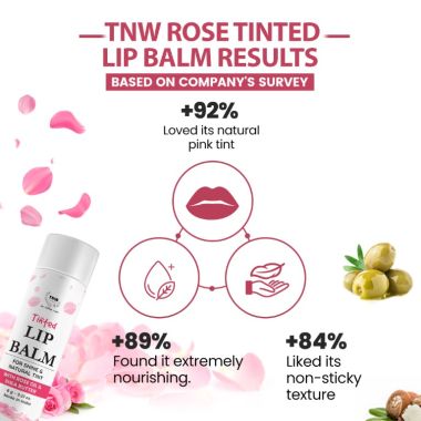 TNW - The Natural Wash: Rose Tinted Lip Balm - 6gm
