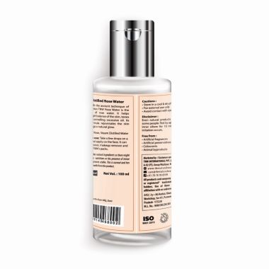 TNW - The Natural Wash: Distilled Pure Rose Water (Free From Artificial Fragrance & Alcohol) - 100ml