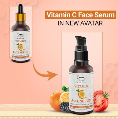 TNW - The Natural Wash: Vitamin C Face Serum For Glowing, Youthful & Improved Skin - 30ml