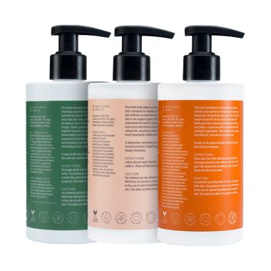 Arata: Natural Deep Hydration Combo Therapy with Hydrating Shampoo,Body Wash & Conditioner