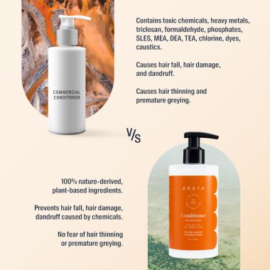 Arata: Natural Nourishing Hair Conditioner - 300ml