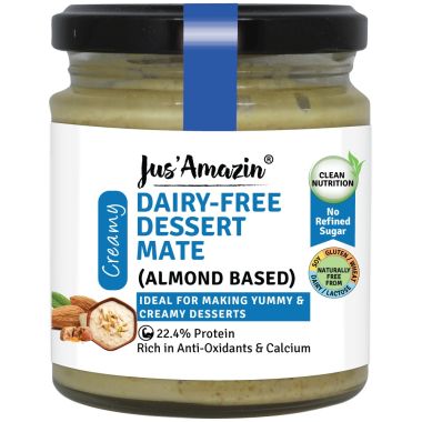 Jus Amazin: Dairy-Free Dessert Mate - Almond Based - 200 gm