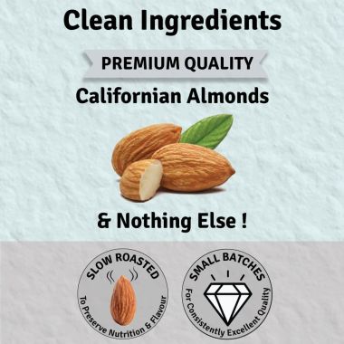 Jus Amazin: CRUNCHY Almond Butter - Unsweetened - 1 kg