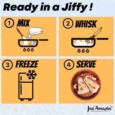 Jus Amazin: Dairy-Free Kulfi Mix - 200 gm