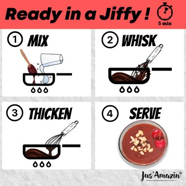 Jus Amazin: 5-Minute Chocolate Mousse - 200 gm