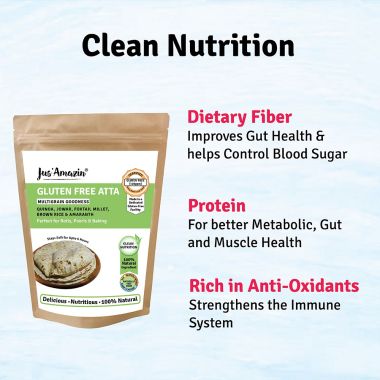 Jus Amazin: Gluten Free Atta - 1 Kg