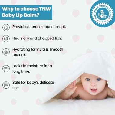 TNW - The Natural Wash: Baby Lip Balm For Nourishing Dry Lips - 6gm