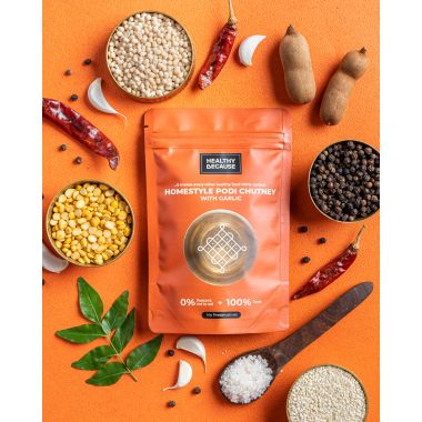 Healthy Because: Podi Chutney with Garlic - 100 Gm
