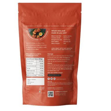 Healthy Because: Podi Chutney with Garlic - 100 Gm