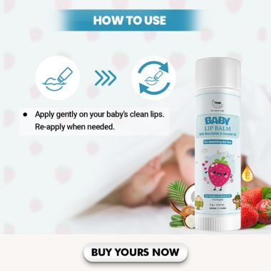 TNW - The Natural Wash: Baby Lip Balm For Nourishing Dry Lips - 6gm