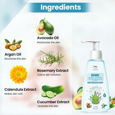 TNW - The Natural Wash: Baby Body Lotion For Moisturized & Healthy Skin - 150ml