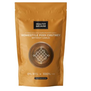 Healthy Because: Podi Chutney without Garlic - 100 Gm