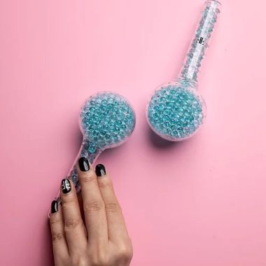 Fit Face : Ice Ice Baby - Beads (Blue- Pair)