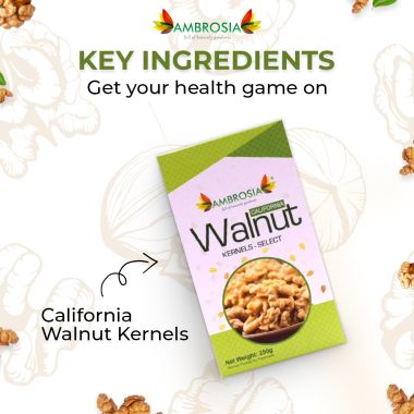 Ambrosia: Special Offer -Premium California Walnuts Selected - 250 g