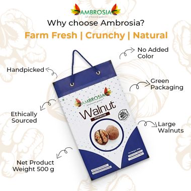 Ambrosia: Chile Inshell Walnuts - 500 g