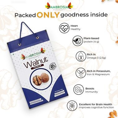 Ambrosia: Chile Inshell Walnuts - 500 g