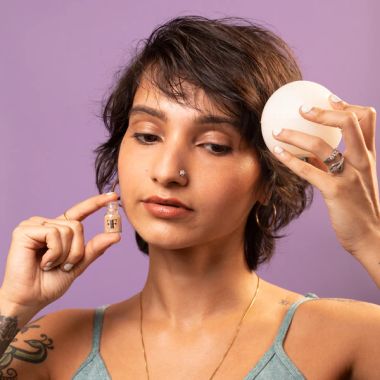 Fit Face : Powder De Puff - White