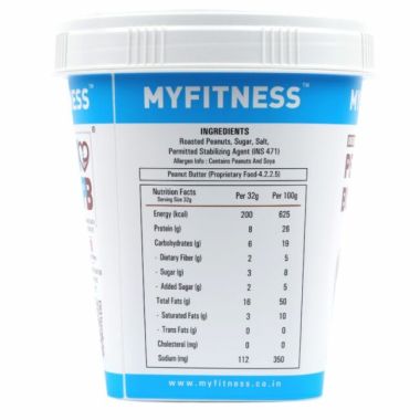 MYFITNESS: Original Smooth Peanut Butter - 510g