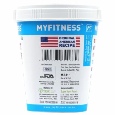 MYFITNESS: Original Smooth Peanut Butter - 510g