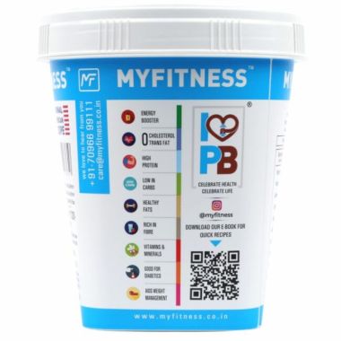 MYFITNESS: Original Smooth Peanut Butter - 510g