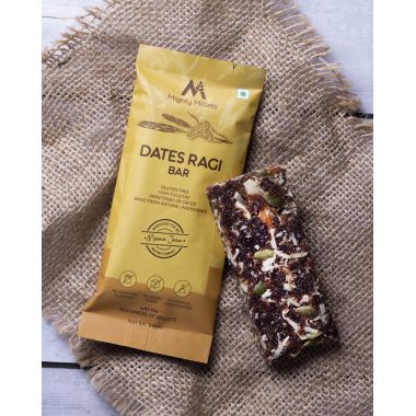 Mighty Millets: Dates Ragi Bars - Pack of 10