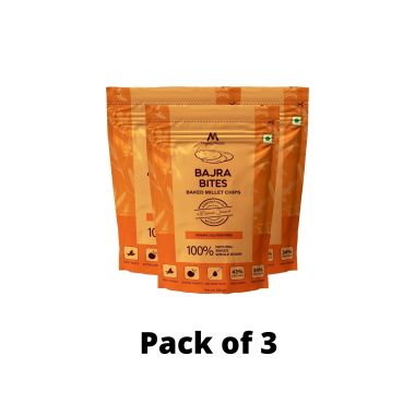 Mighty Millets: Bajra Bites - Pack of 3 (100gm Each)