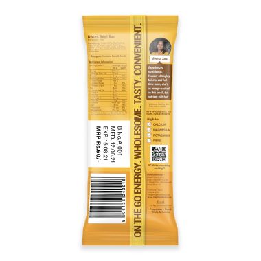 Mighty Millets: Dates Ragi Bars - Pack of 10