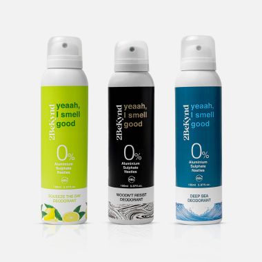 Luxuriate : Combo Of Squeeze the day Deodorant Spray, Deep Sea Deodorant Spray & Woodn't Resist Deodorant Spary -  Pack of 3 - 150 ml each