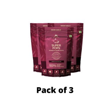 Mighty Millets: SuperPops - Pack of 3 (100gm Each)