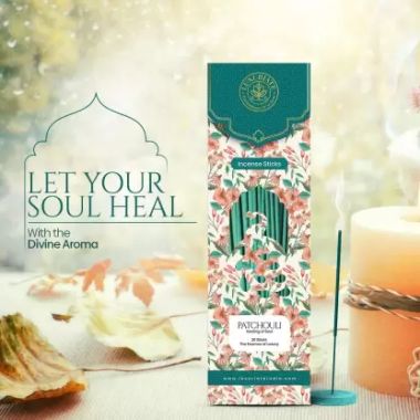 Luxuriate : Patouli Incense Agarbatti Sticks - Contains 20 Incense Sticks