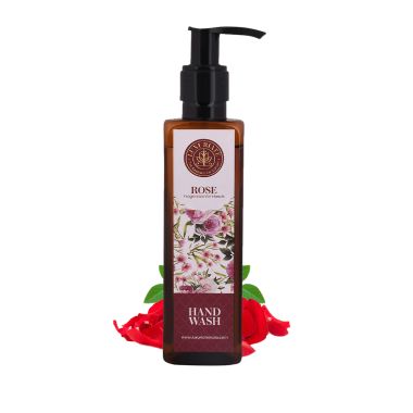 Luxuriate : Natural Rose Fragrance for Hands & Anti Bacterial Moisturizing Hand Wash Liquid Wash - 200 ml