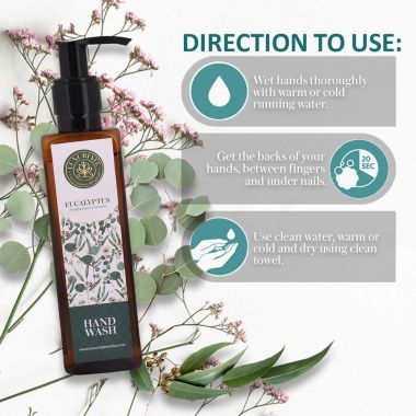 Luxuriate : Eucalyptus Nutrients for Hands Gentle Foaming Hand Wash Liquid Wash - 200 ml